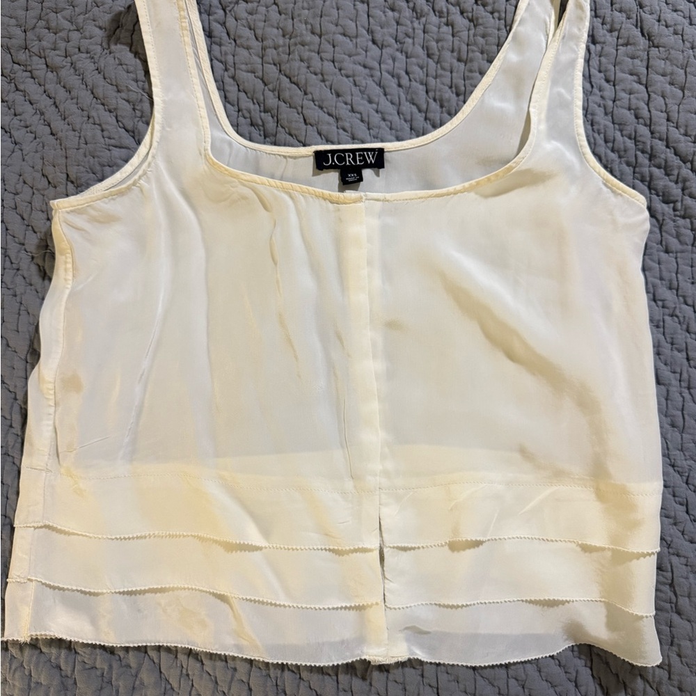 J. Crew Women's Ivory Tank Top